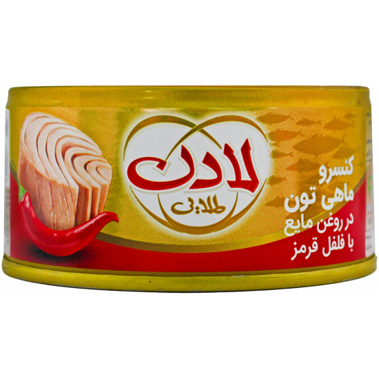 تصویر از کنسرو ماهی تن لادن 180 گرم فلفل قرمز