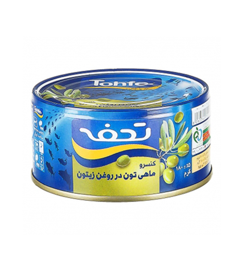 تصویر از کنسرو ماهی تن تحفه 180 گرم