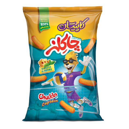 تصویر از اسنک کاپیتان چاکلز 22 گرم پنیر و سبزیجات